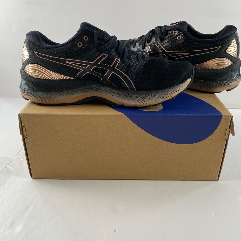 Asics Gel Nimbus 23 Platinum Black/Rose gold  8.5 with box - Picture 6 of 11